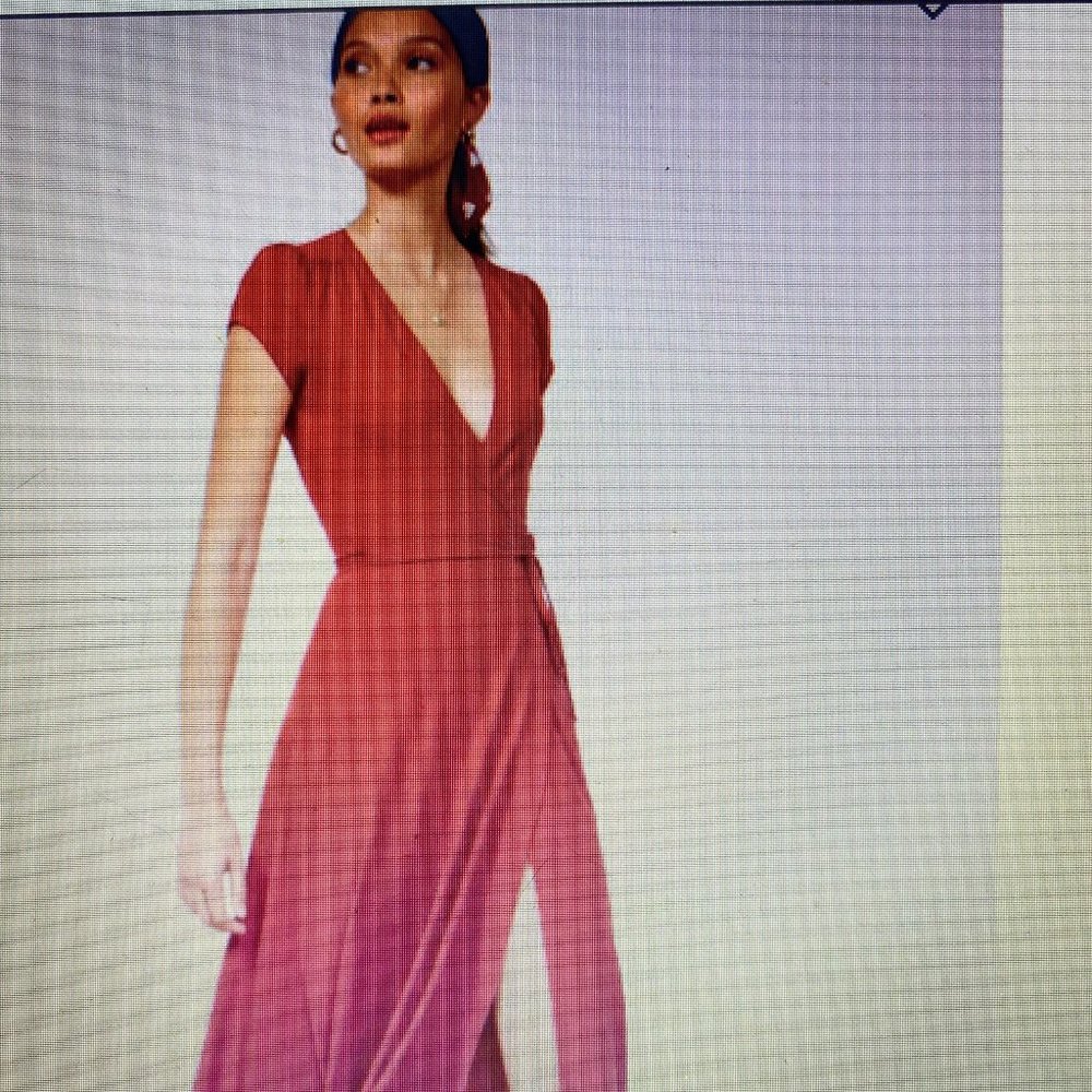 Red Reformation Becca Dress Midi